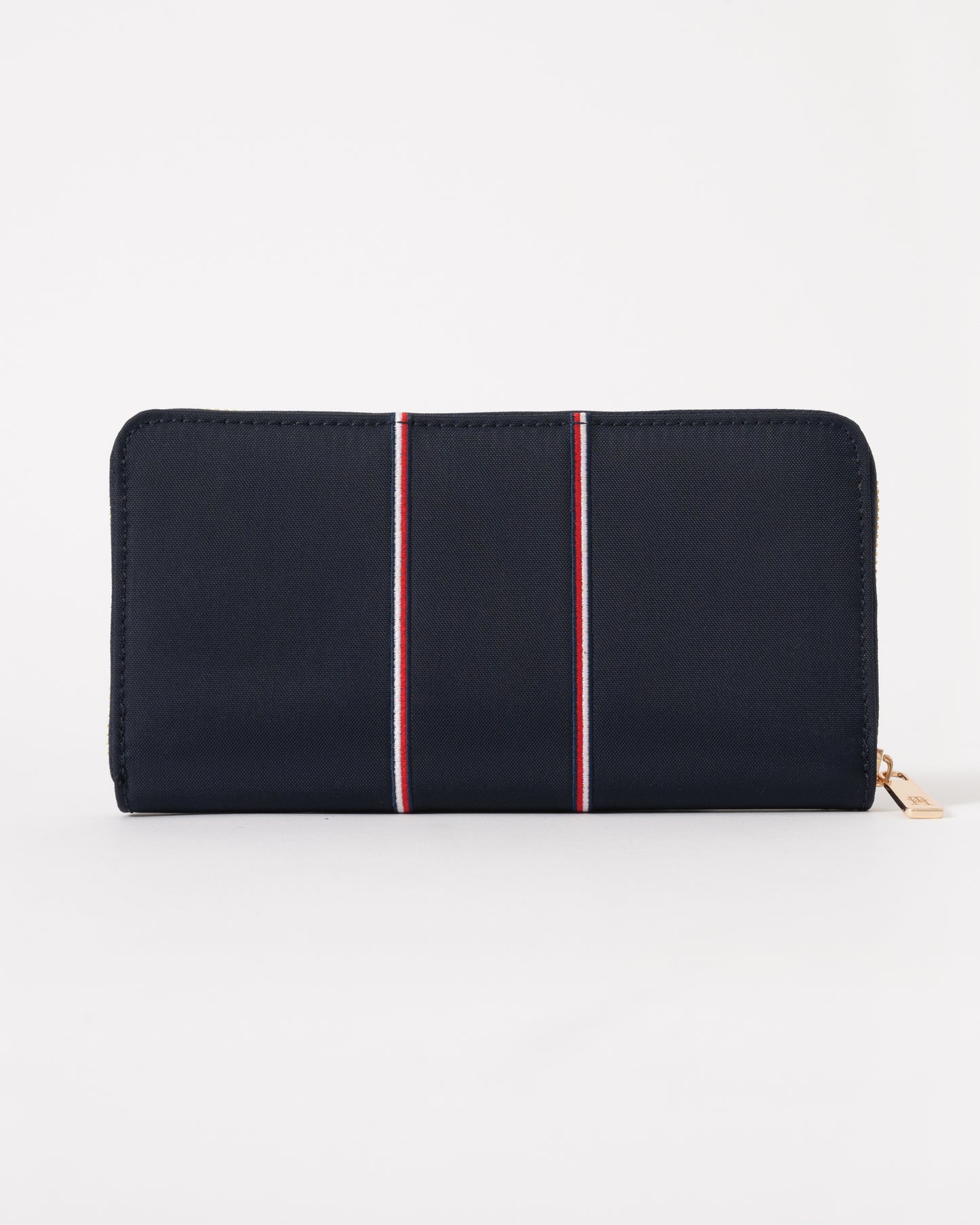 Tommy Hilfiger TH Icon Corp Large Zip-Around Womens Nylon Wallet - Blue Corp