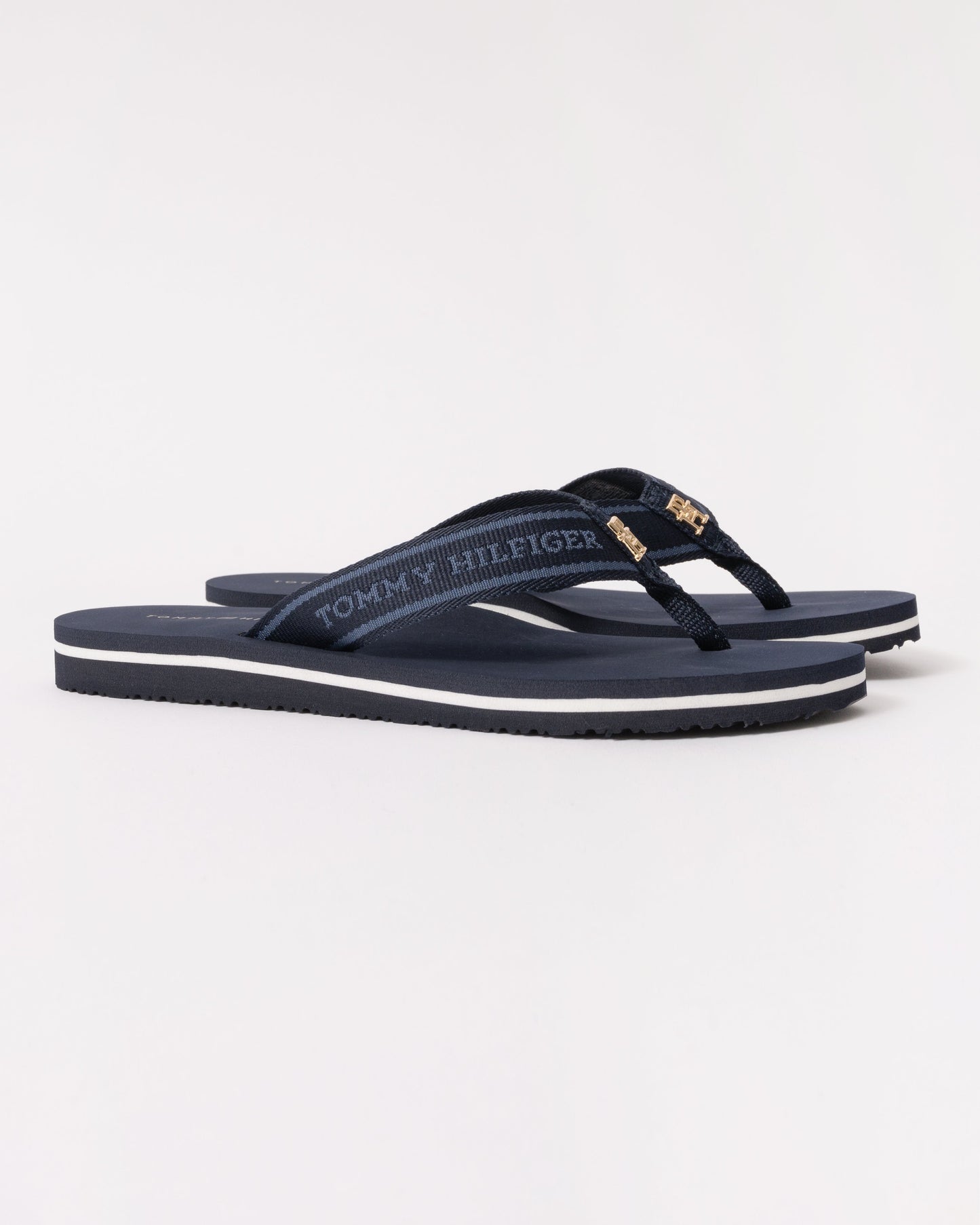 Tommy Hilfiger Webbing Beach Womans Sandal - Space Blue