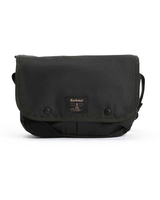 Barbour Field Wax Riever Crossbody Bag - Sage