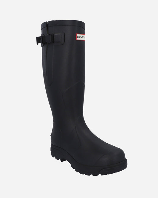 Hunter Unisex Balmoral MKII Side Adjustable Boot - Dark Olive/Black