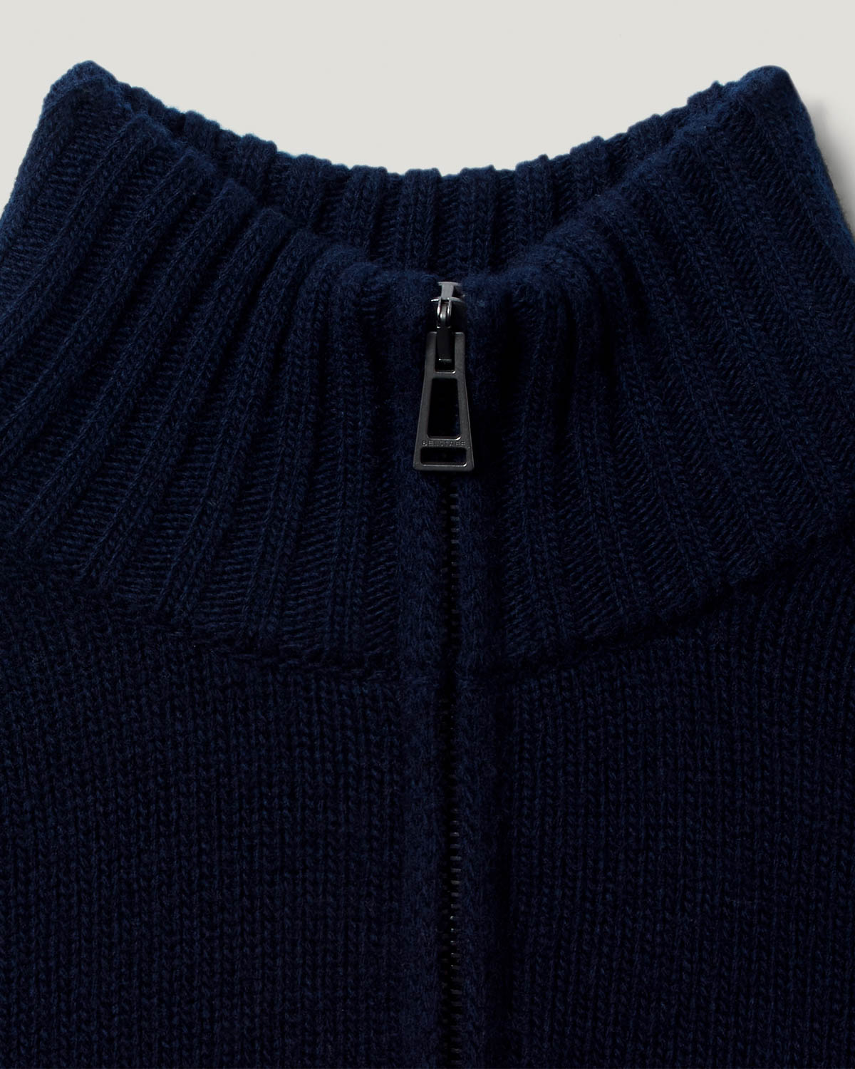 Belstaff Watch Mens Quarter Zip Jumper - Dark Ink