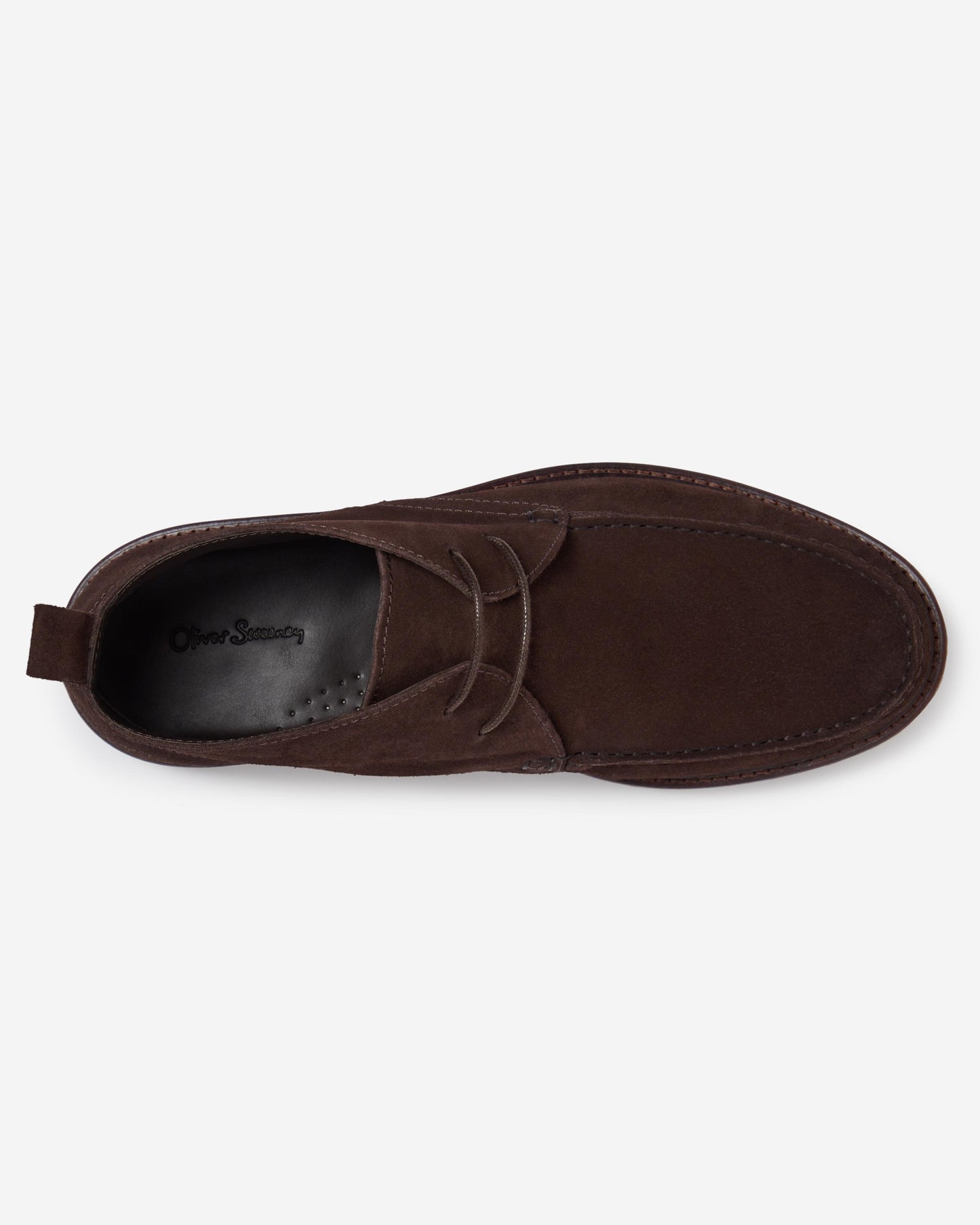 Oliver Sweeney Xixona Mens Calf Suede Moccasin Boots - Chocolate