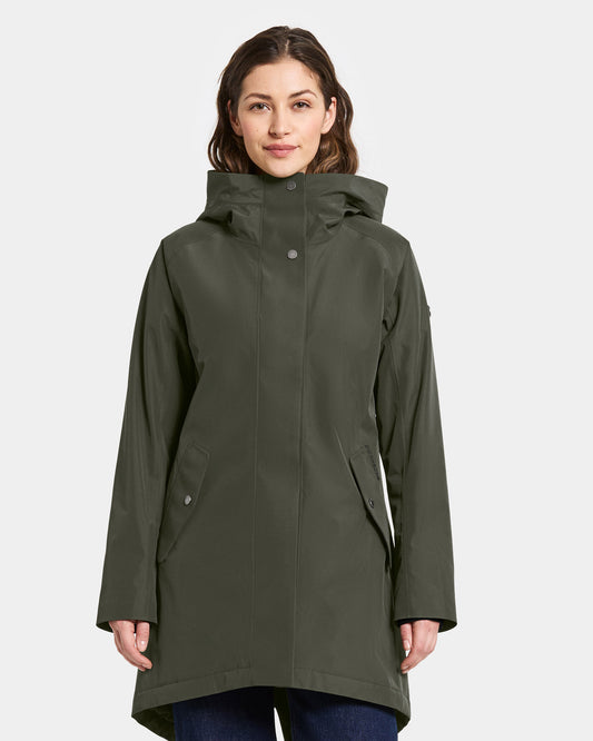 Didriksons Alana Womens Parka - Deep Green 300