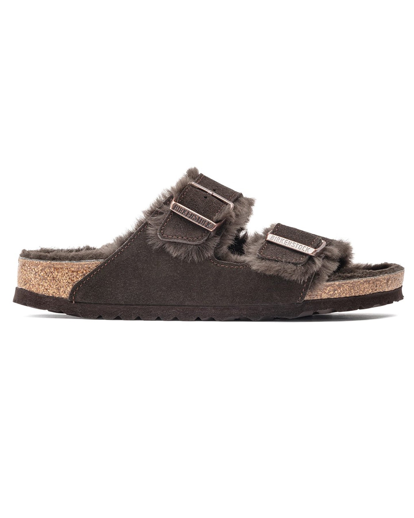 Birkenstock Arizona VL Shearling Womens Sandals - Mocha