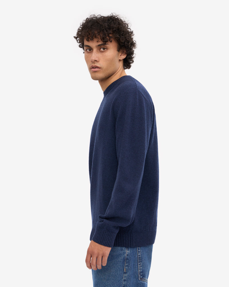 Colorful Standard Classic Merino Wool Crew Neck Jumper - Marine Blue