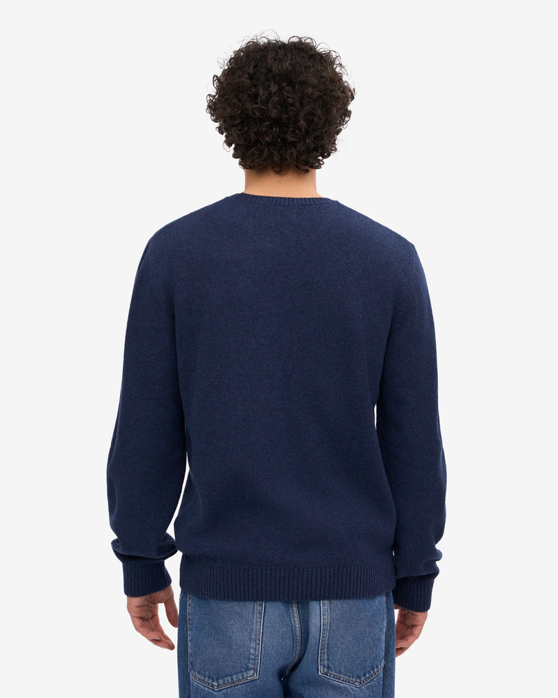 Colorful Standard Classic Merino Wool Crew Neck Jumper - Marine Blue