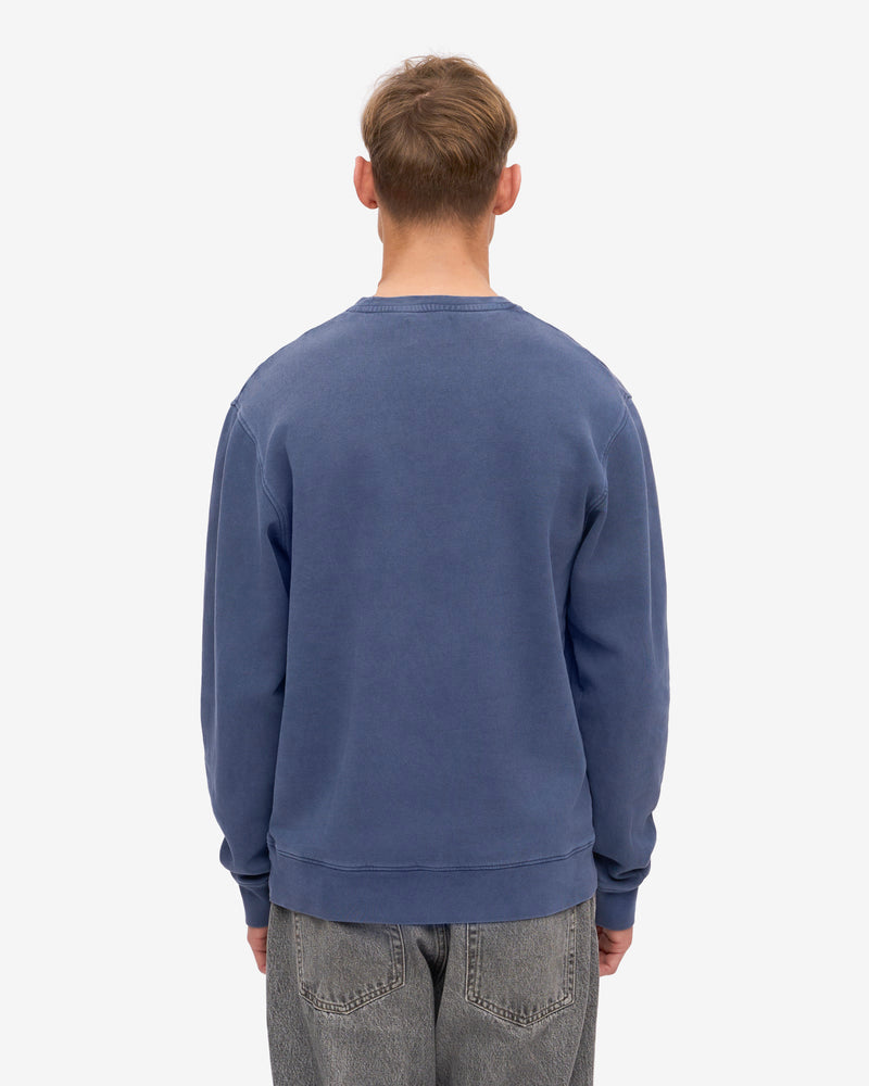 Colorful Standard Mens Classic Organic Crew Neck Sweatshirt - Neptune Blue