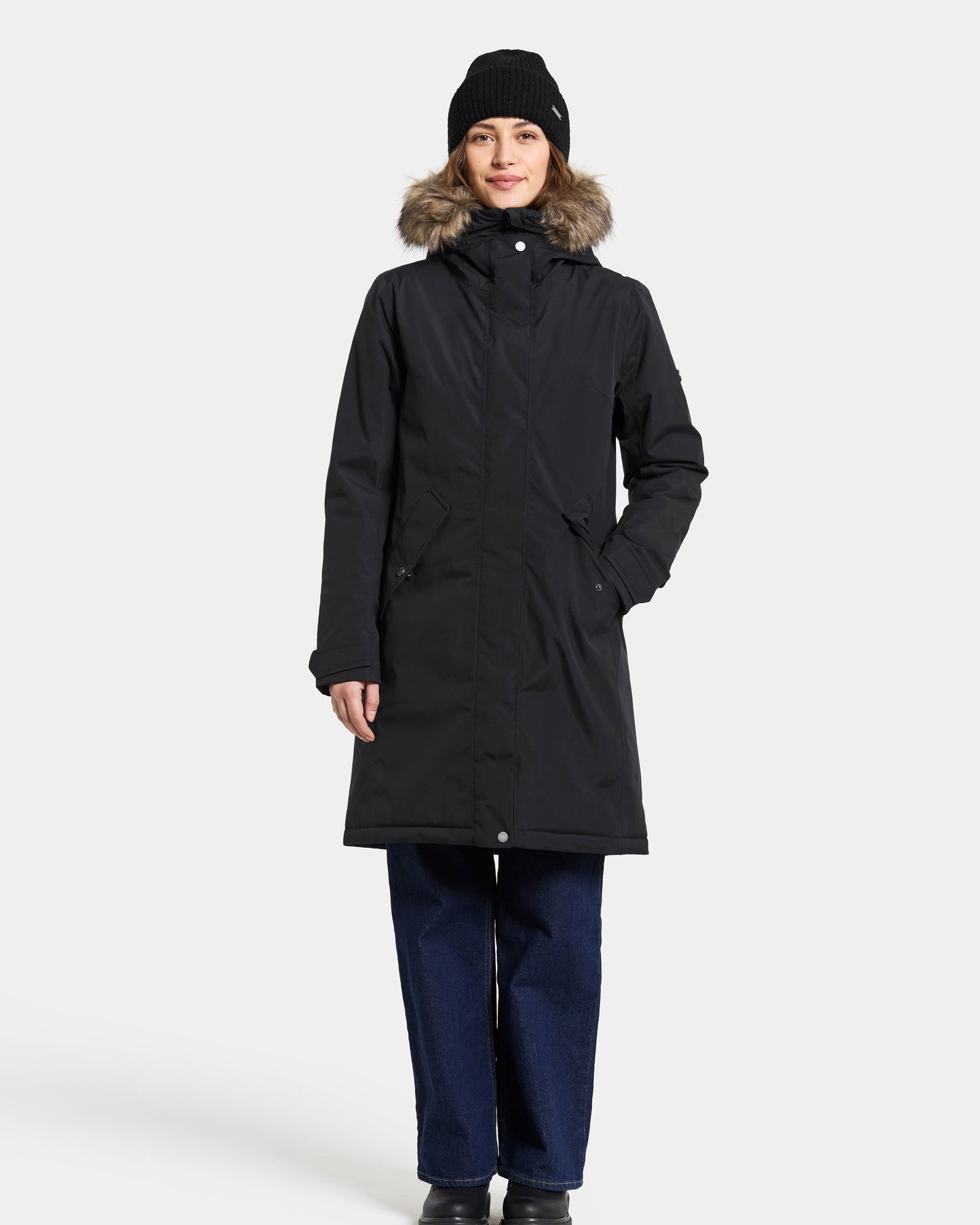 Didriksons Erna Womens Parka - Black 060