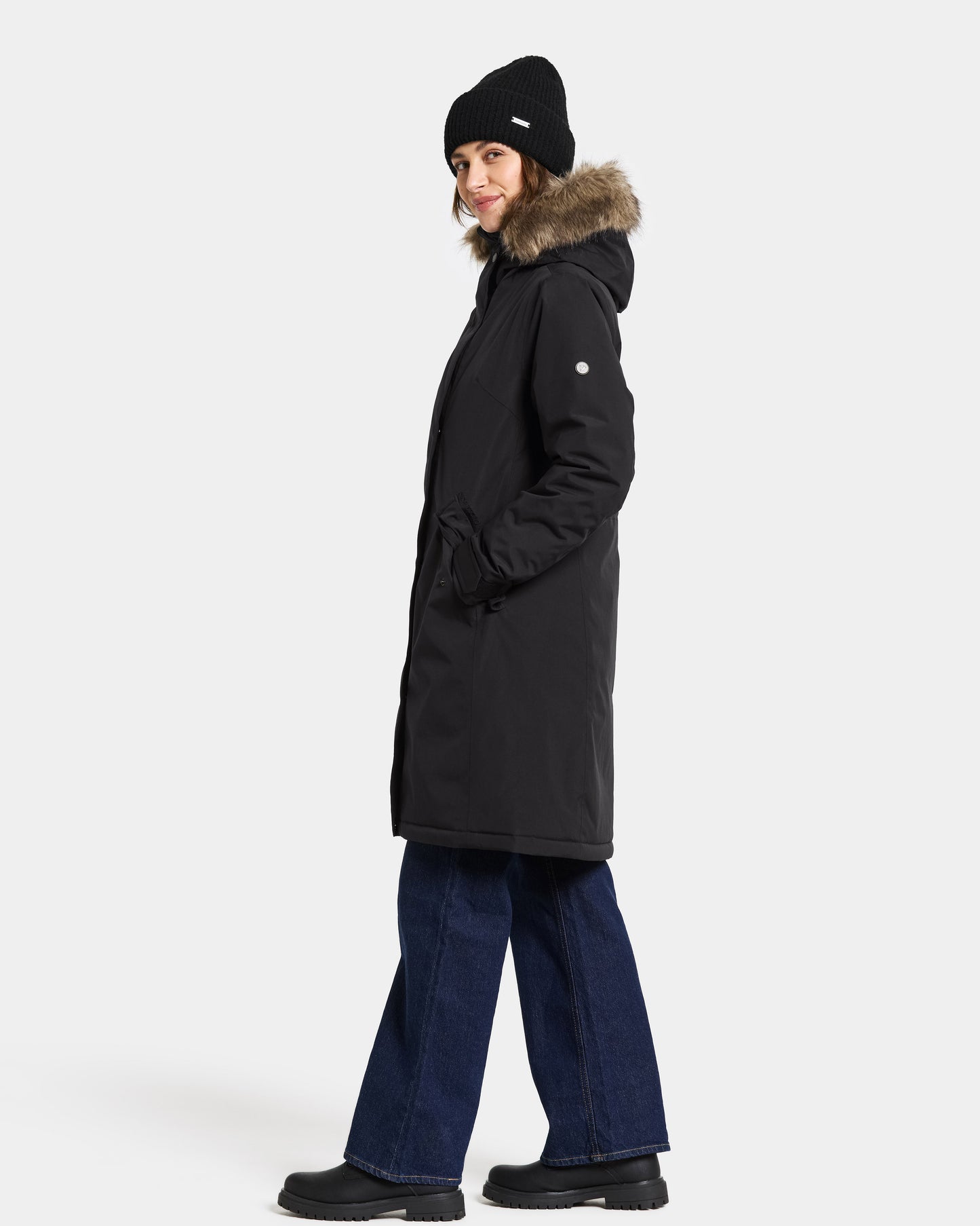 Didriksons Erna Womens Parka - Black 060