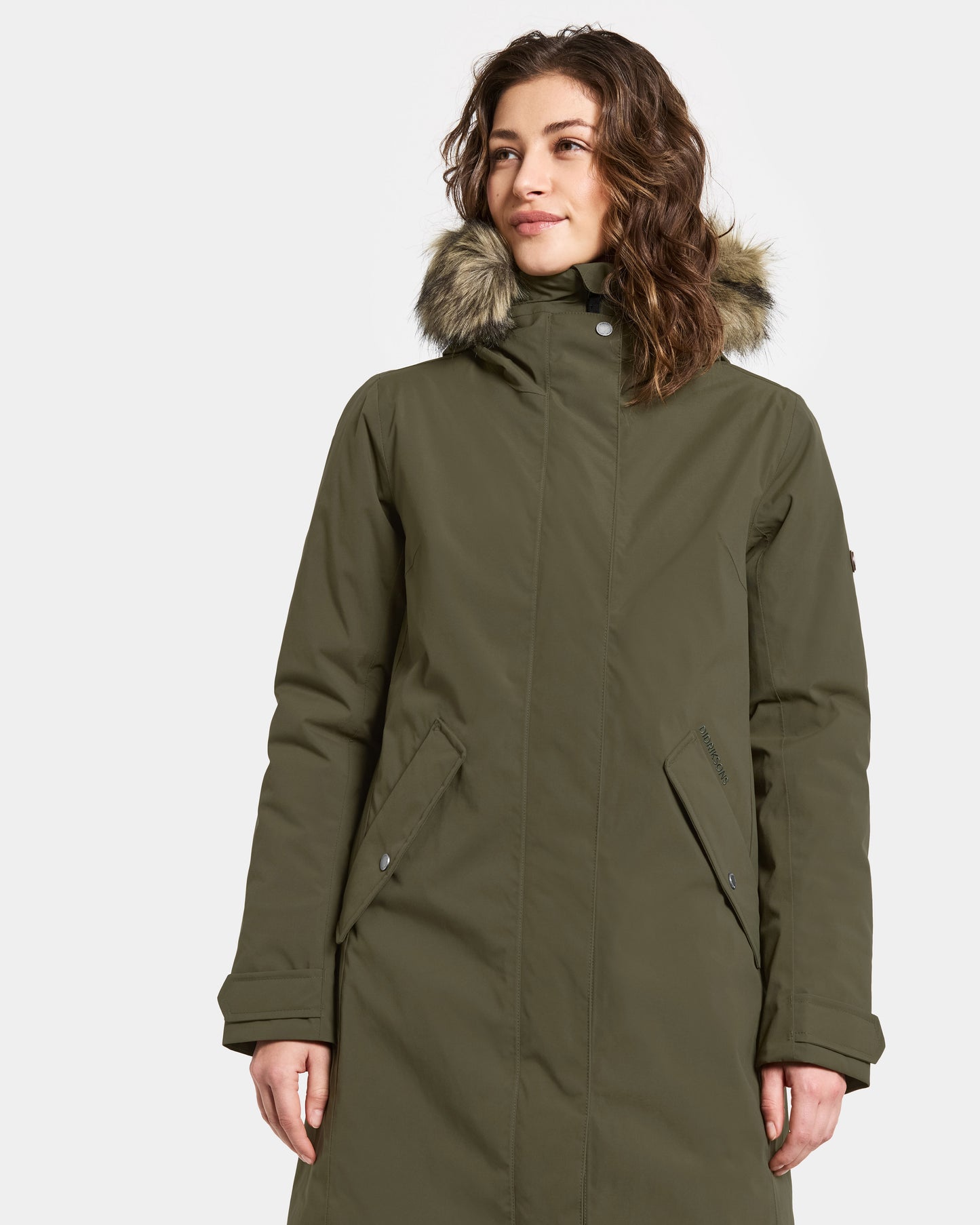 Didriksons Erna Womens Parka - Deep Green 300