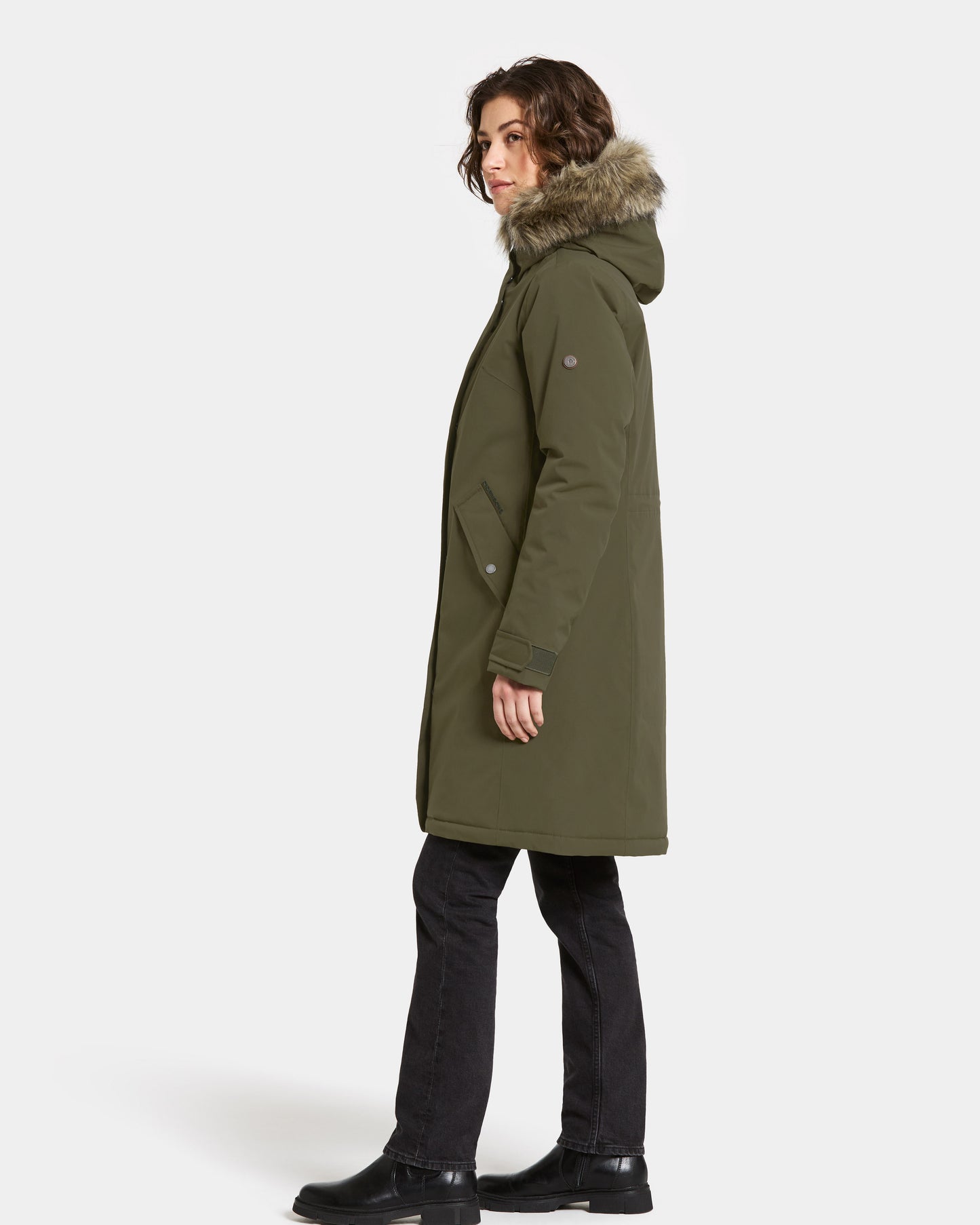 Didriksons Erna Womens Parka - Deep Green 300