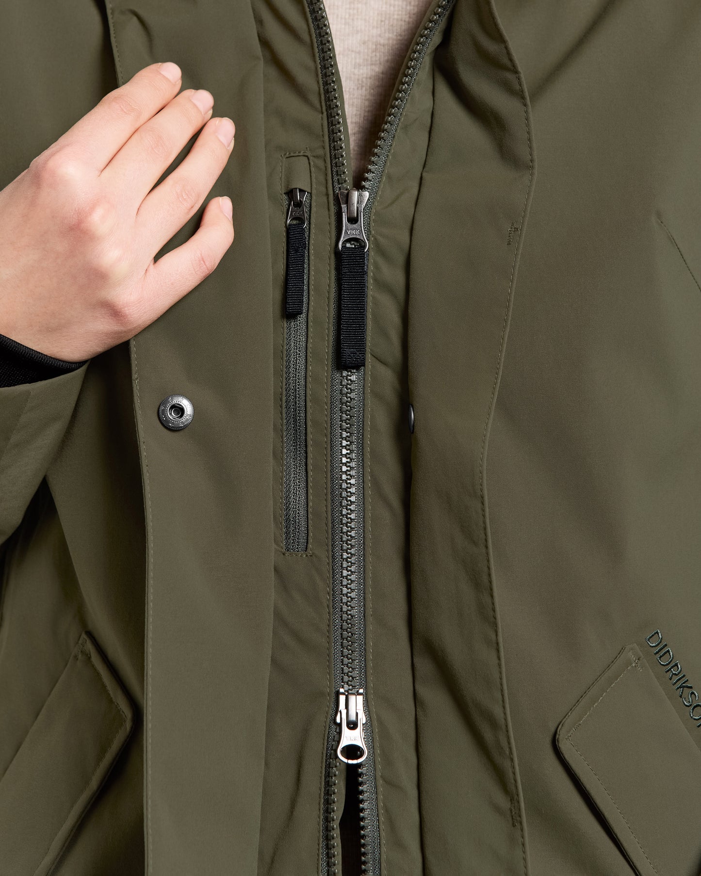Didriksons Erna Womens Parka - Deep Green 300