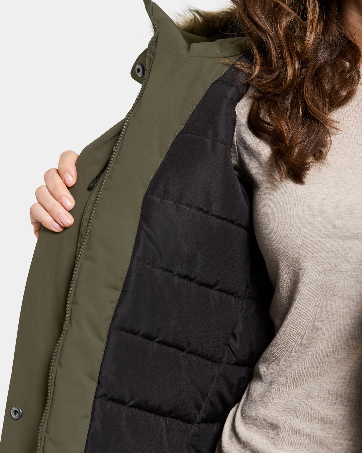 Didriksons Erna Womens Parka - Deep Green 300