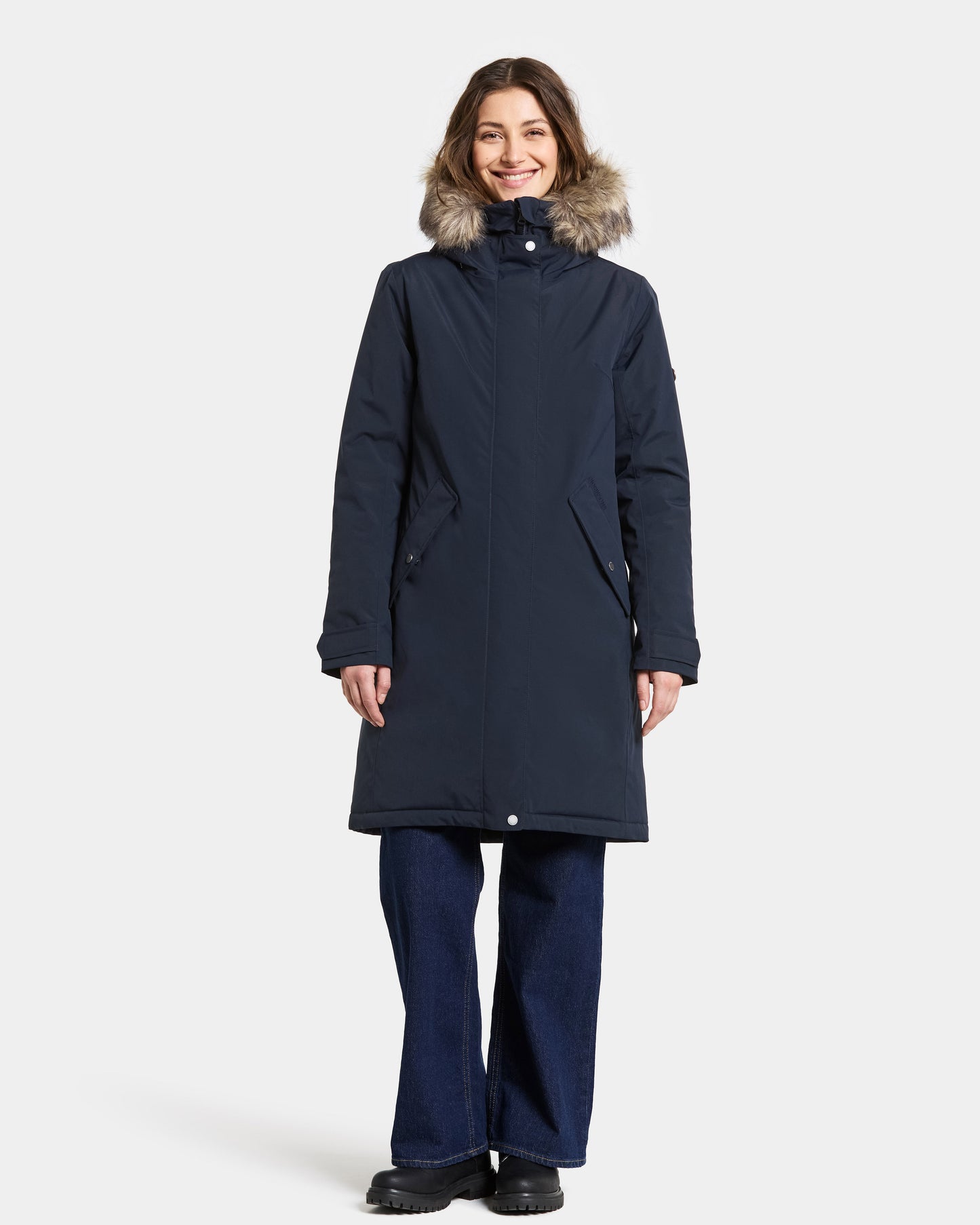 Didriksons Erna Womens Parka - Dark Night Blue 999