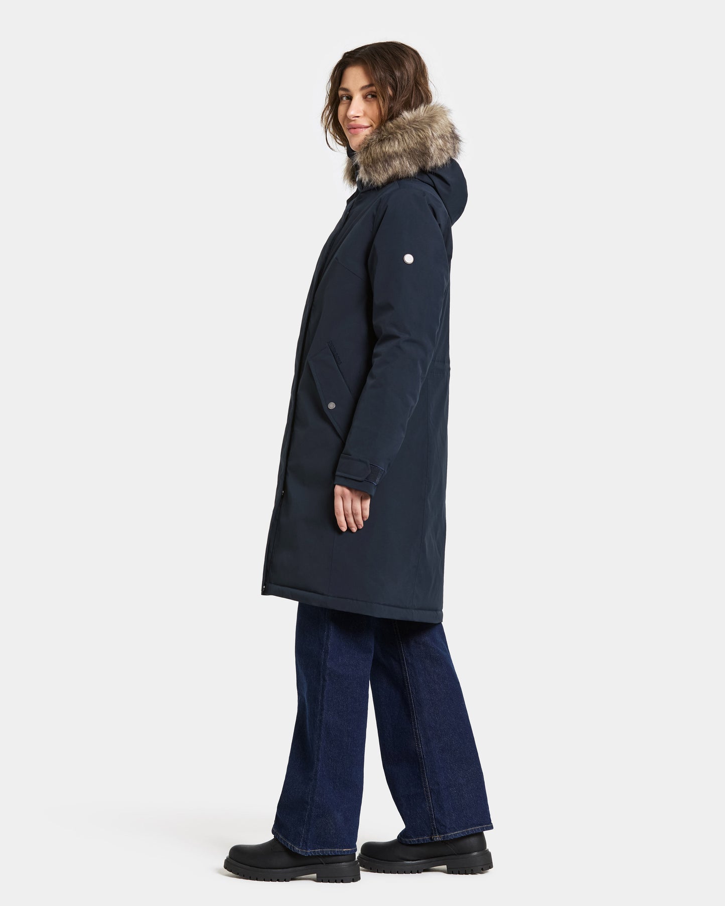 Didriksons Erna Womens Parka - Dark Night Blue 999
