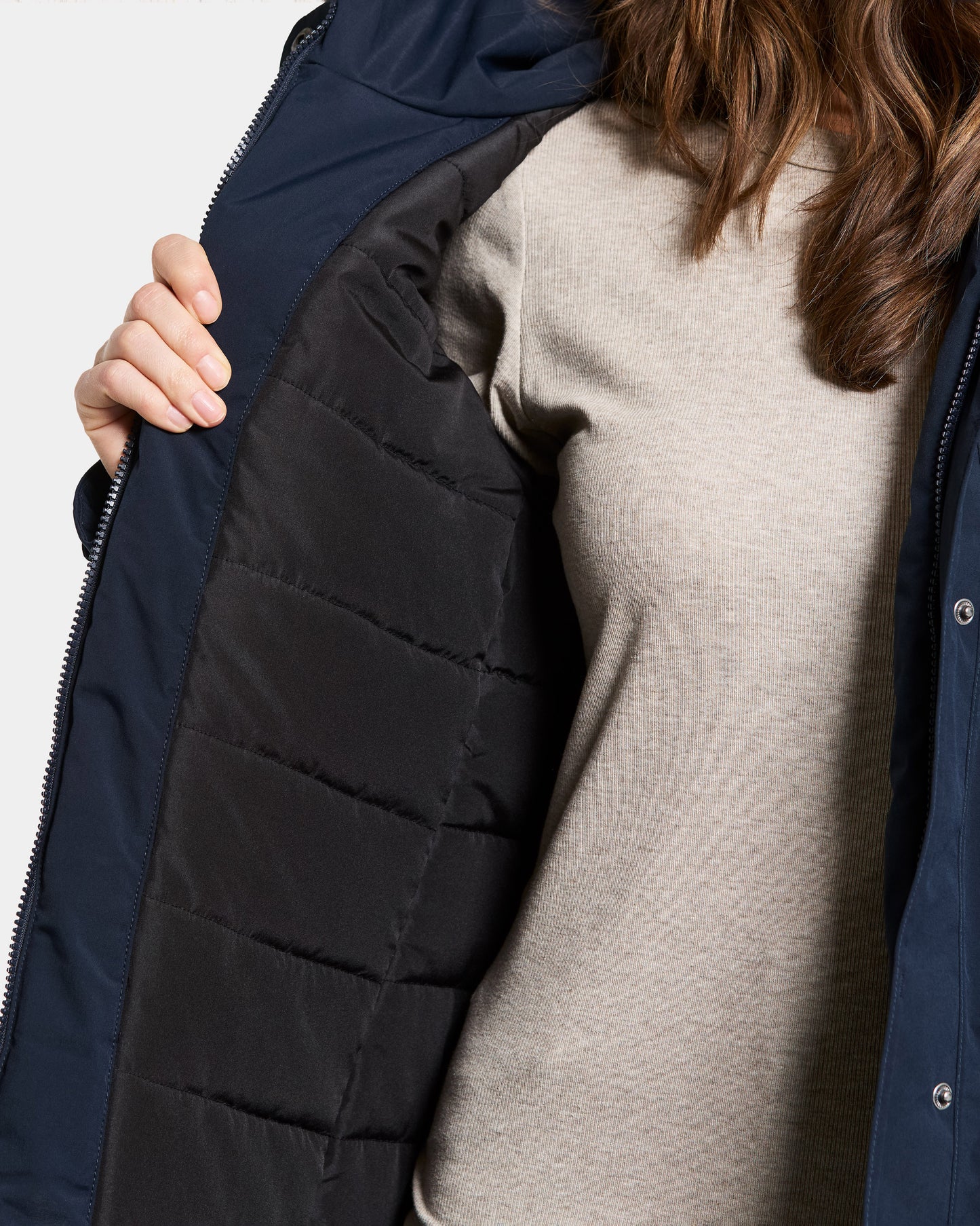 Didriksons Erna Womens Parka - Dark Night Blue 999