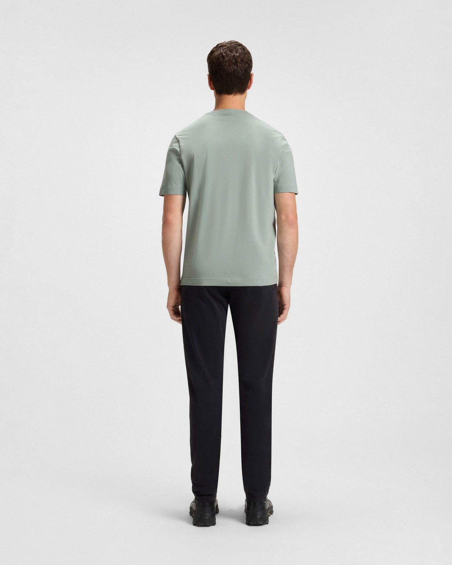 BOSS Orange TChup Mens Crew Neck Small Logo T-Shirt - Open Green 351