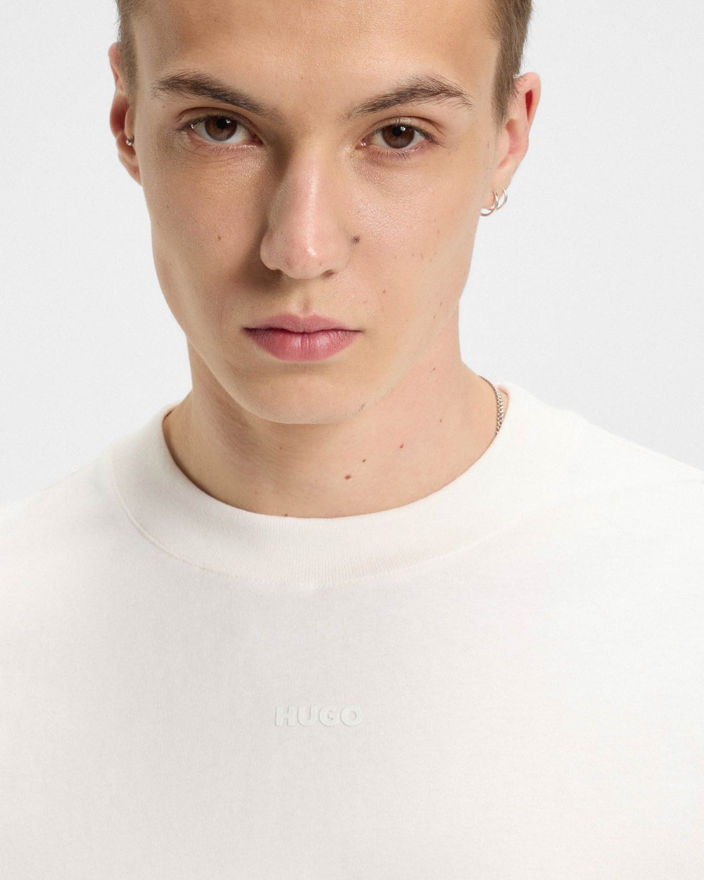 HUGO Dapolino Mens T-Shirt - Natural 102