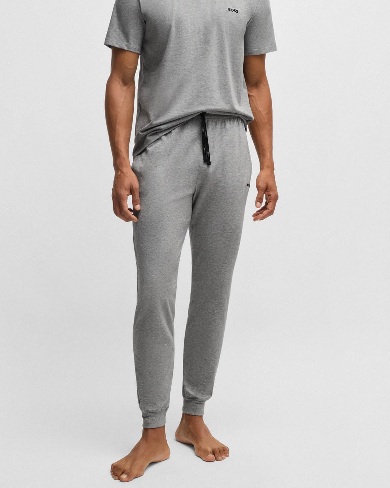 BOSS Orange Mix&Match Mens Loungewear Pants - Medium Grey 033