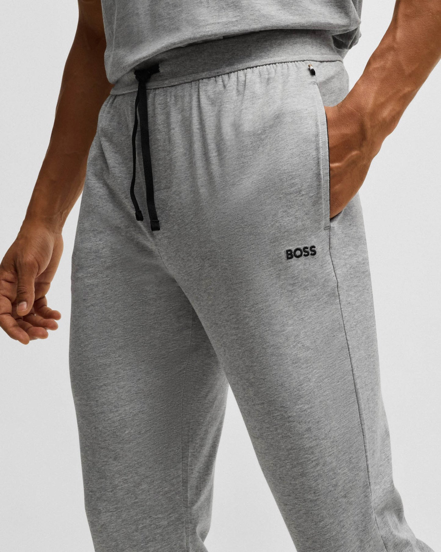 BOSS Orange Mix&Match Mens Loungewear Pants - Medium Grey 033