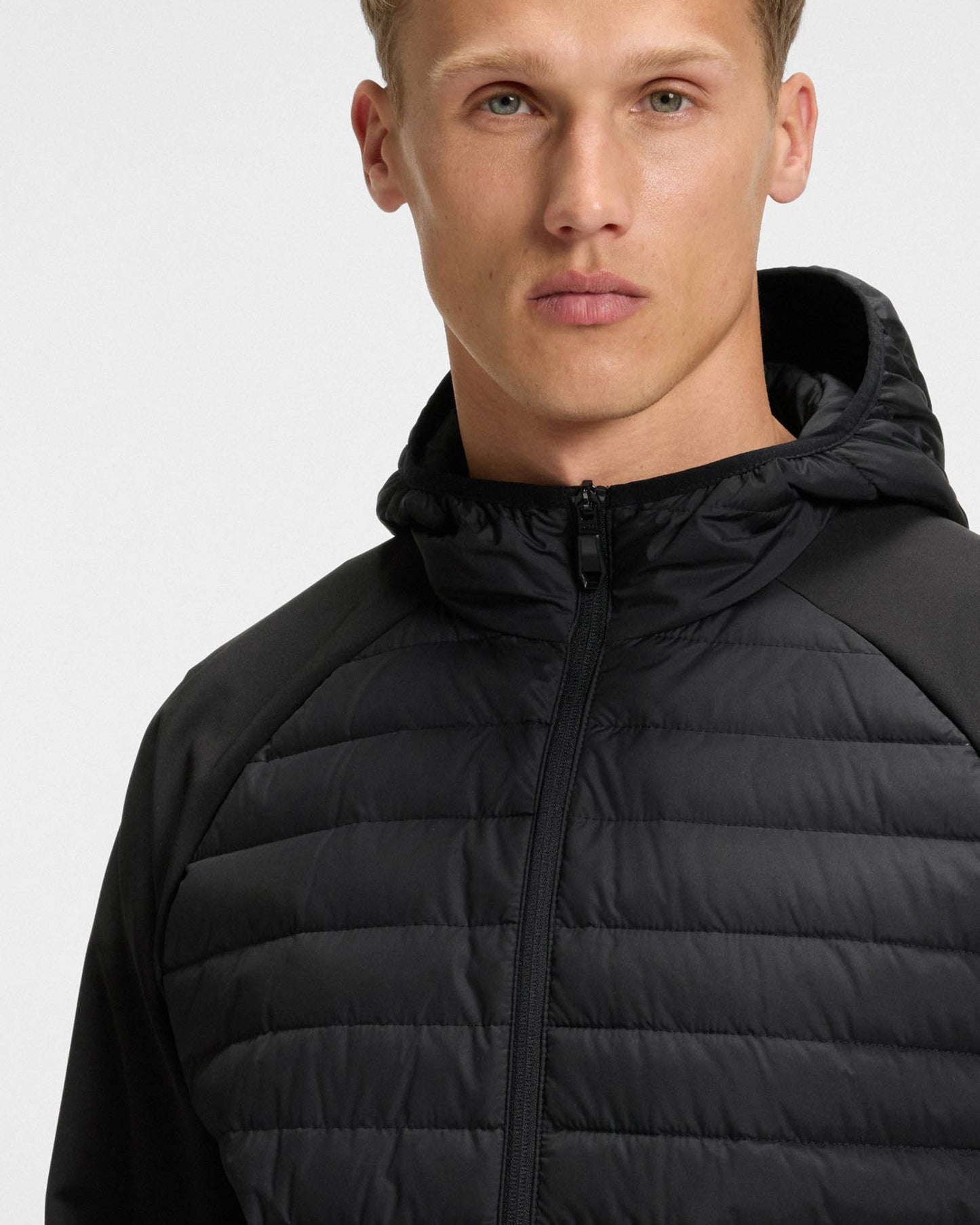 BOSS Green J Urbanex Mens Padded Hybrid Jacket - Black 001