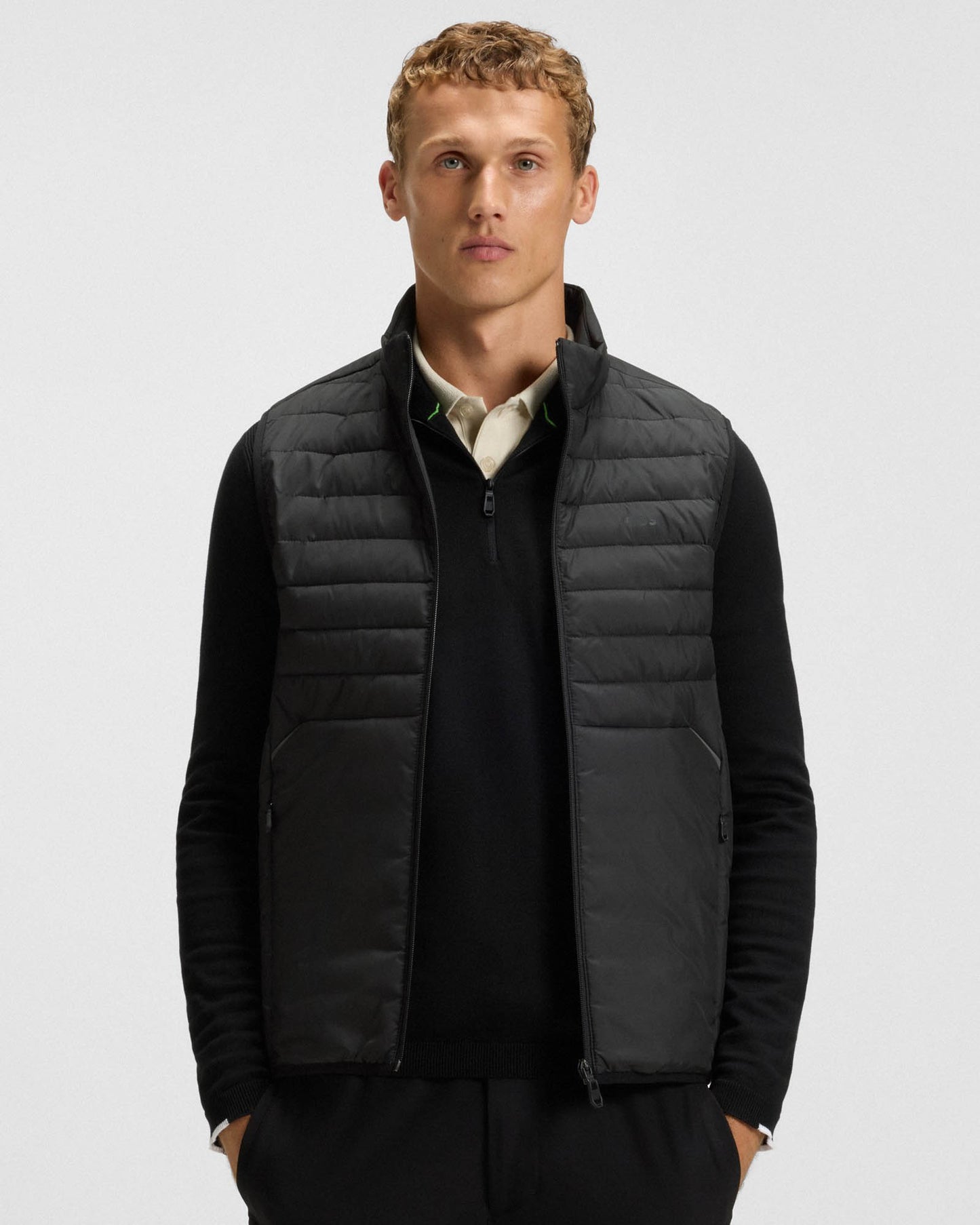BOSS Green Urbanex Mens Gilet - Black 001
