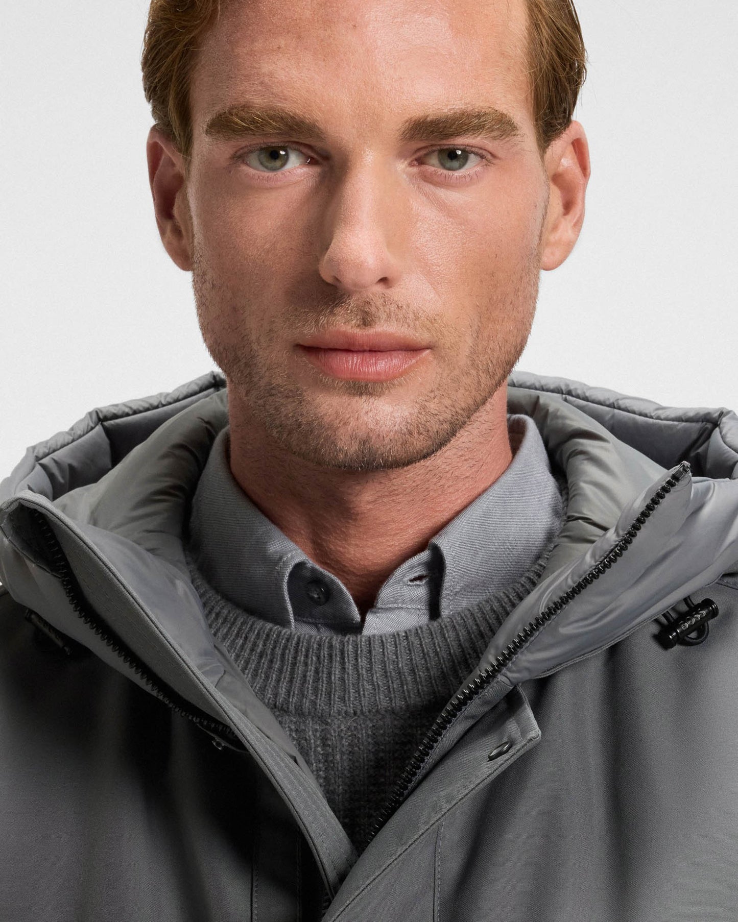 BOSS Orange Osiass Mens Water Repellent Jacket with Contrasting Trims - Black 001