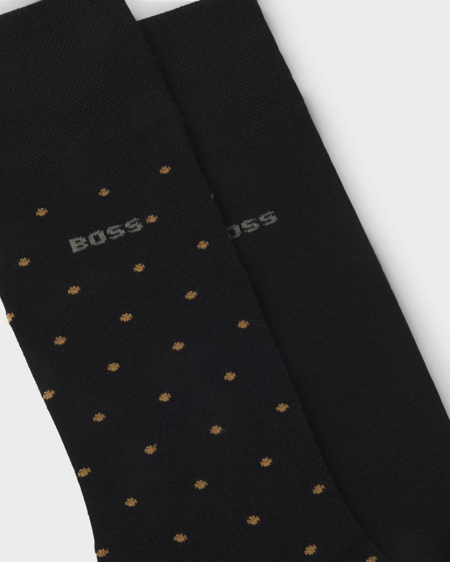 BOSS Orange 2-Pack RS MiniDot Regular-Length Socks with Logos - Black 001