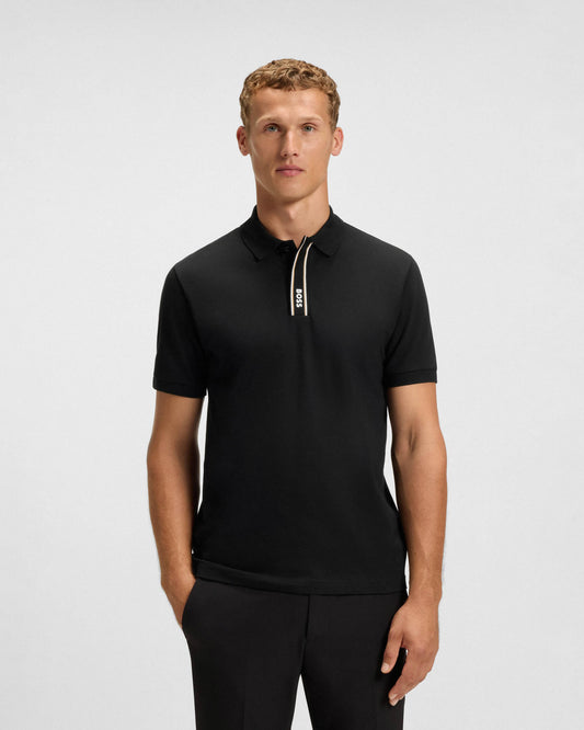 BOSS Green Paddy GOC Mens Polo Shirt - Black 001