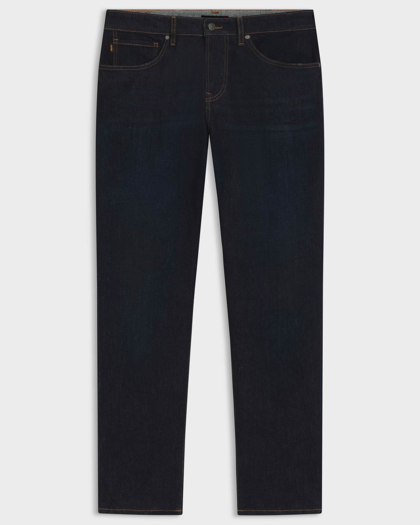 BOSS Orange Maine Regular-Fit Jeans in Blue Soft-Motion Denim - Dark Blue 402