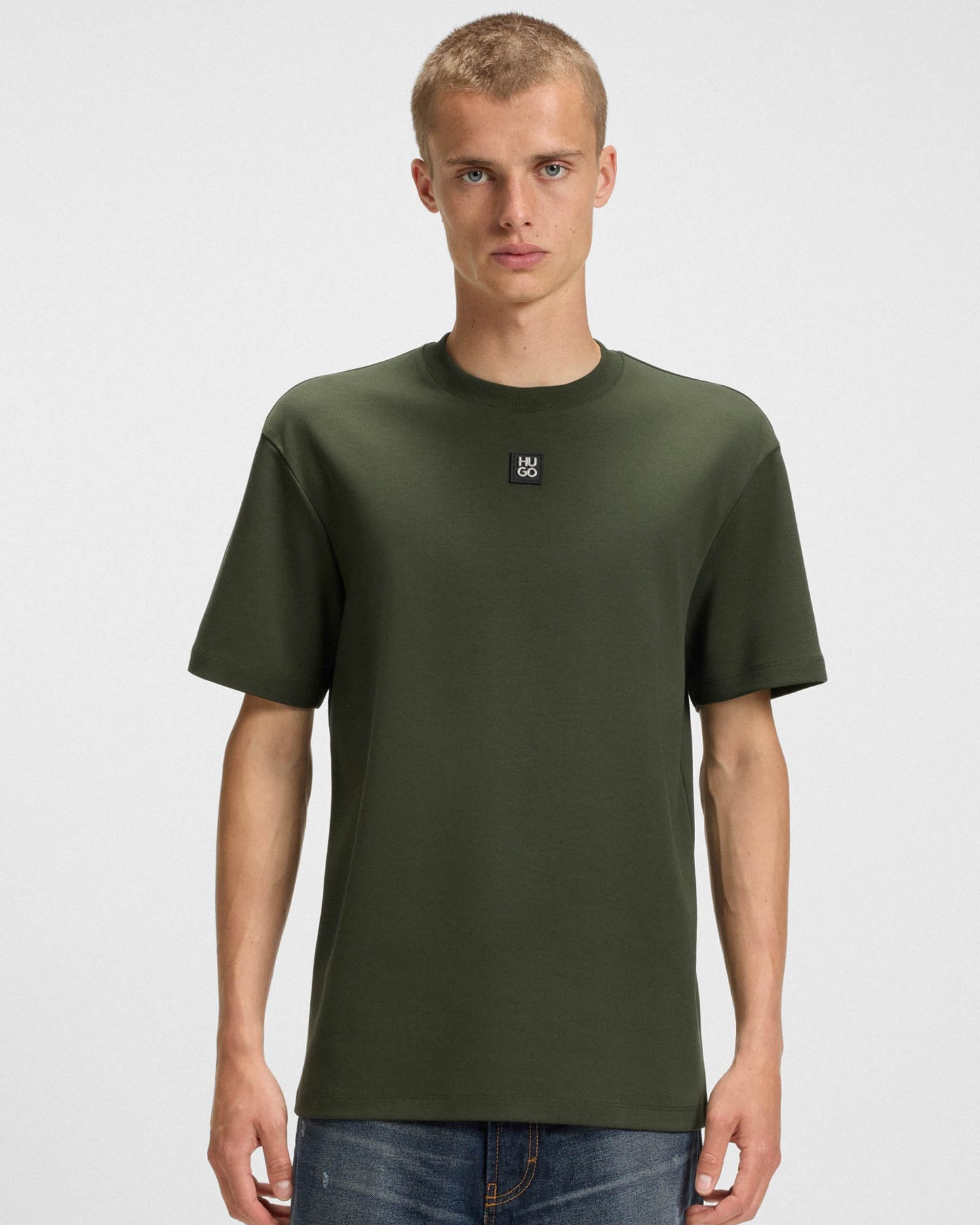 HUGO Dalile Mens T-Shirt - Dark Green 309