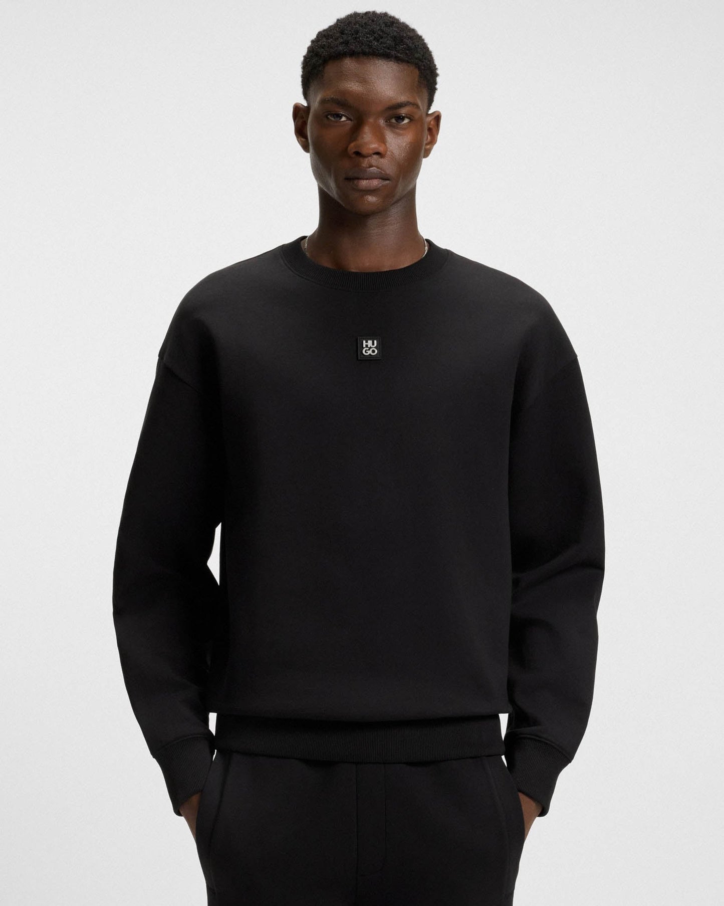 HUGO Dettil Mens Sweatshirt - Black 002