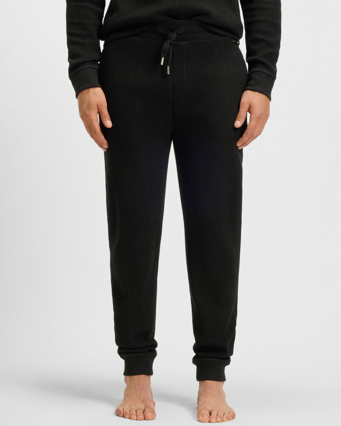 BOSS Orange Structure Mens Loungewear Pants - Black 001
