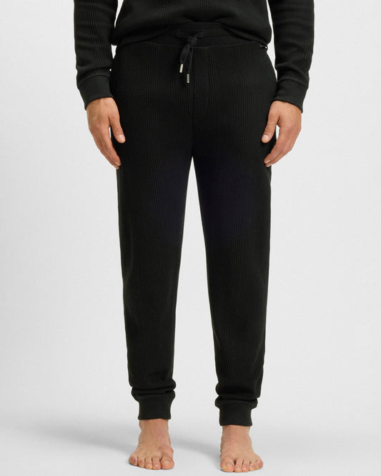 BOSS Orange Structure Mens Loungewear Pants - Black 001