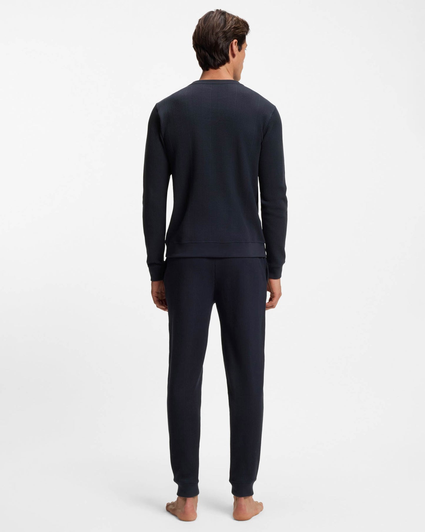 BOSS Orange Structure Mens Loungewear Pants - Dark Blue 403
