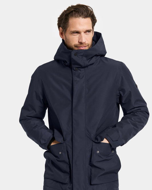 Didriksons Liam Mens Jacket - Dark Night Blue 999
