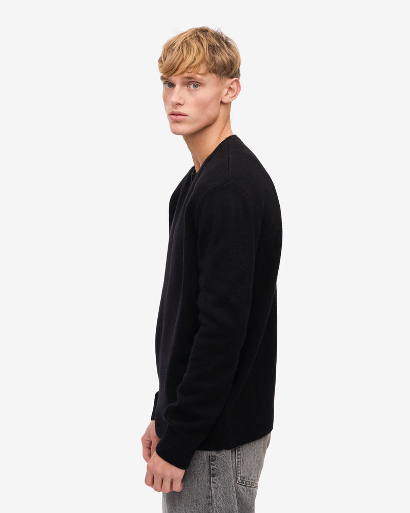 Colorful Standard Classic Merino Wool Crew Neck Jumper - Deep Black