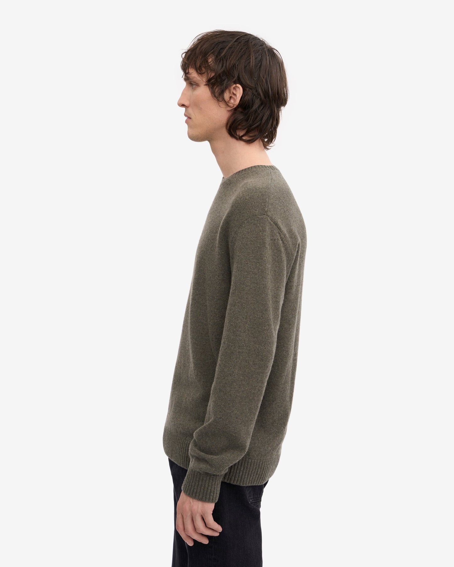 Colorful Standard Classic Merino Wool Crew Neck Jumper - Dusty Olive