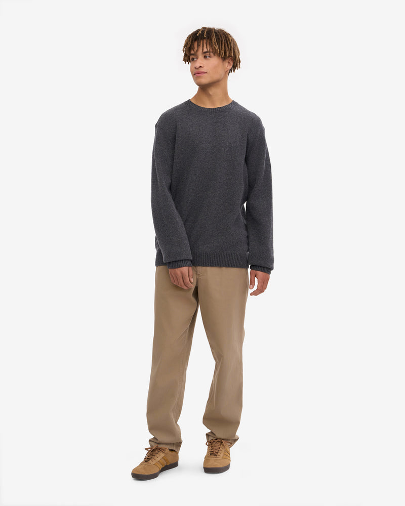 Colorful Standard Classic Merino Wool Crew Neck Jumper - Lava Grey
