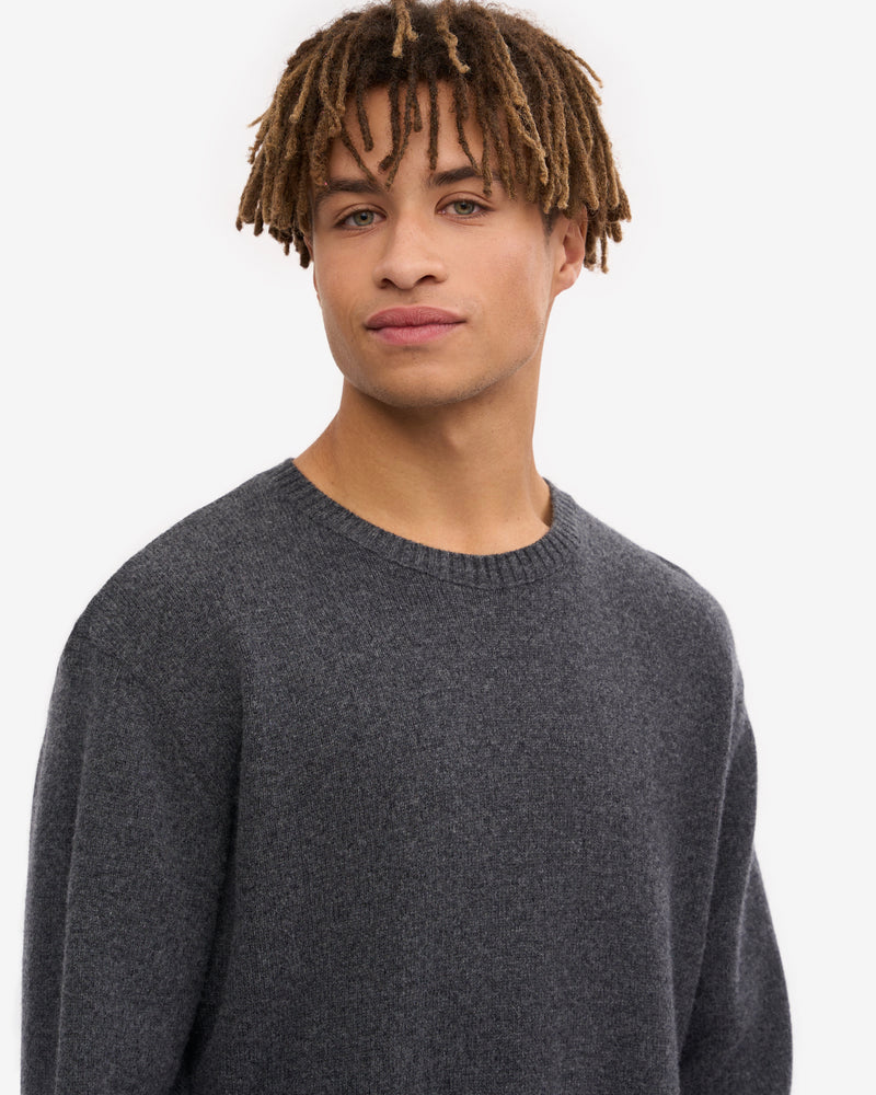 Colorful Standard Classic Merino Wool Crew Neck Jumper - Lava Grey