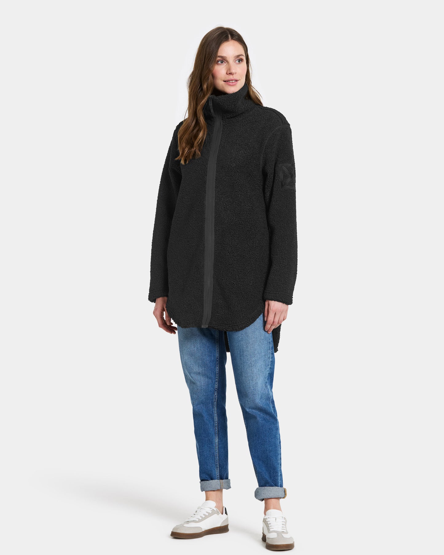 Didriksons Umi 3 Womens Full Zip Fleece - Black 060