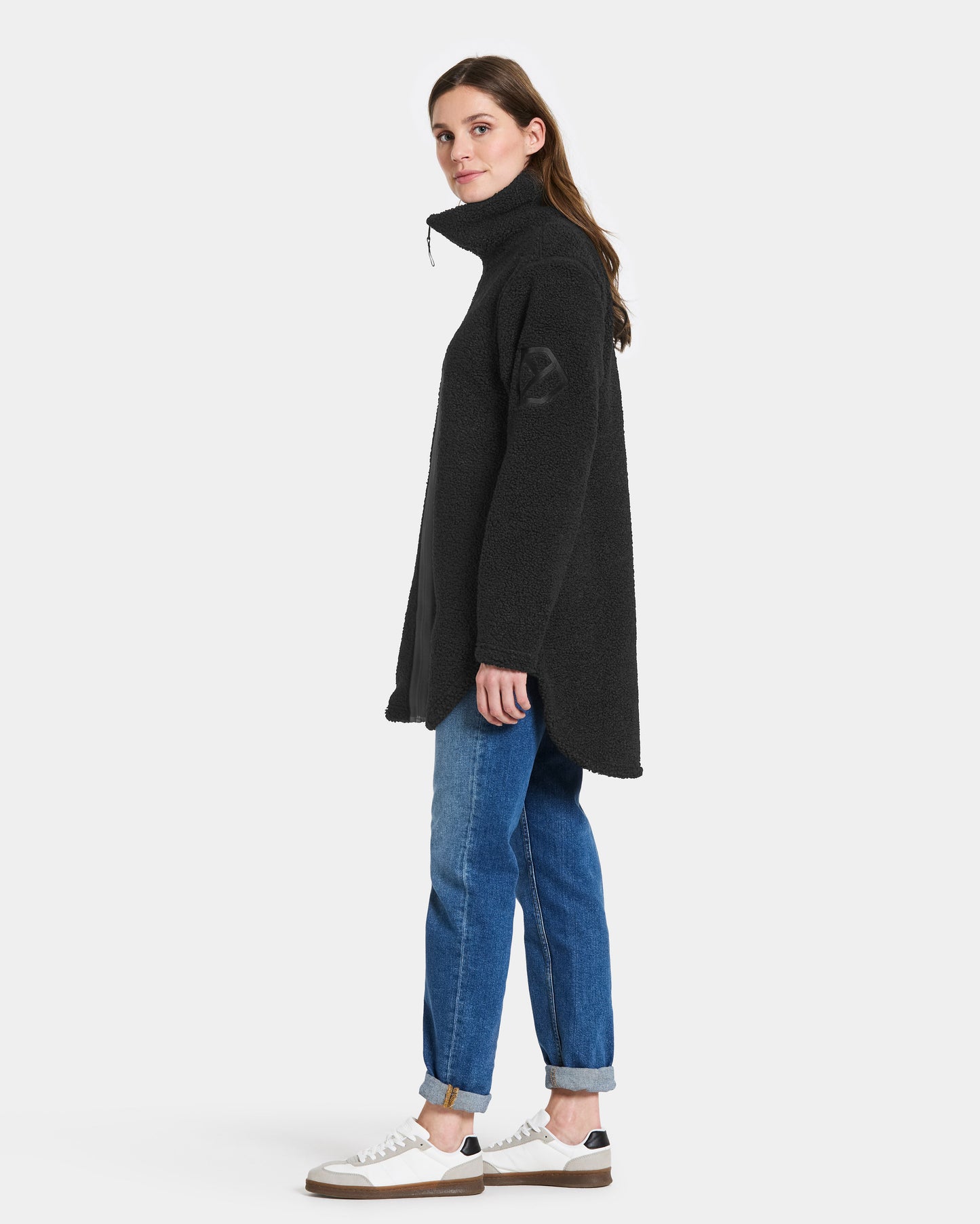 Didriksons Umi 3 Womens Full Zip Fleece - Black 060