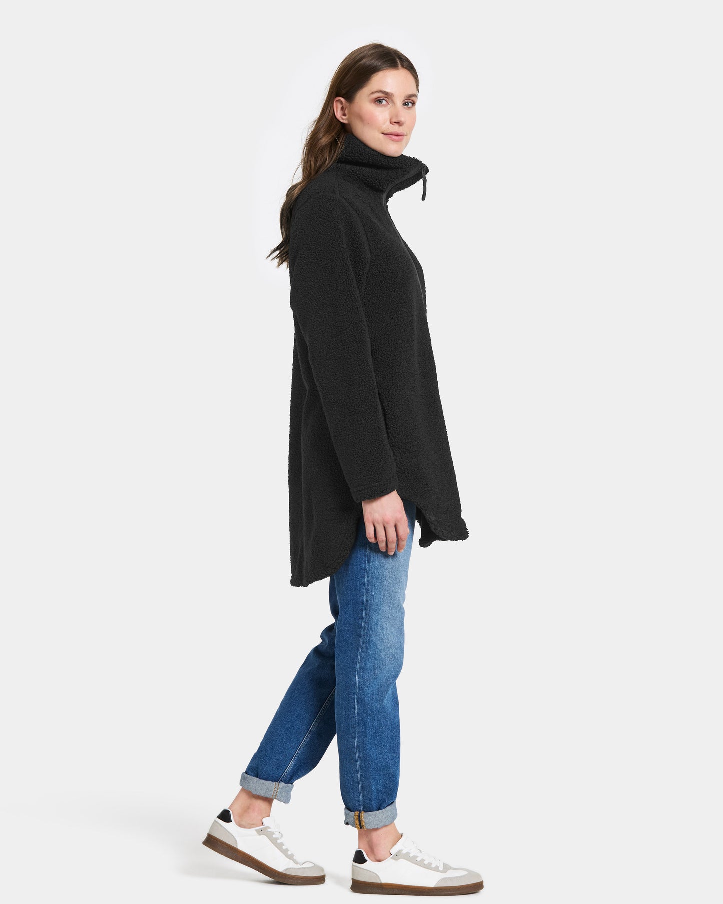 Didriksons Umi 3 Womens Full Zip Fleece - Black 060