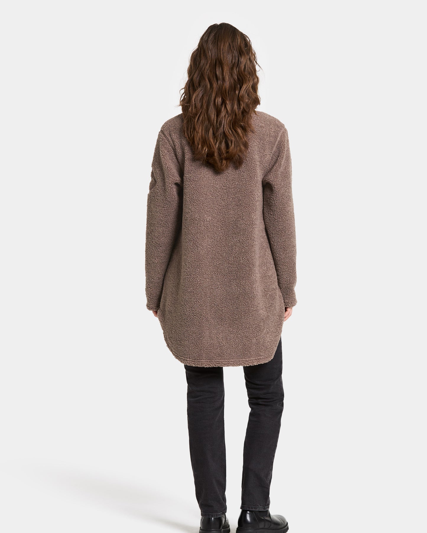 Didriksons Umi 3 Womens Full Zip Fleece - Bark F03