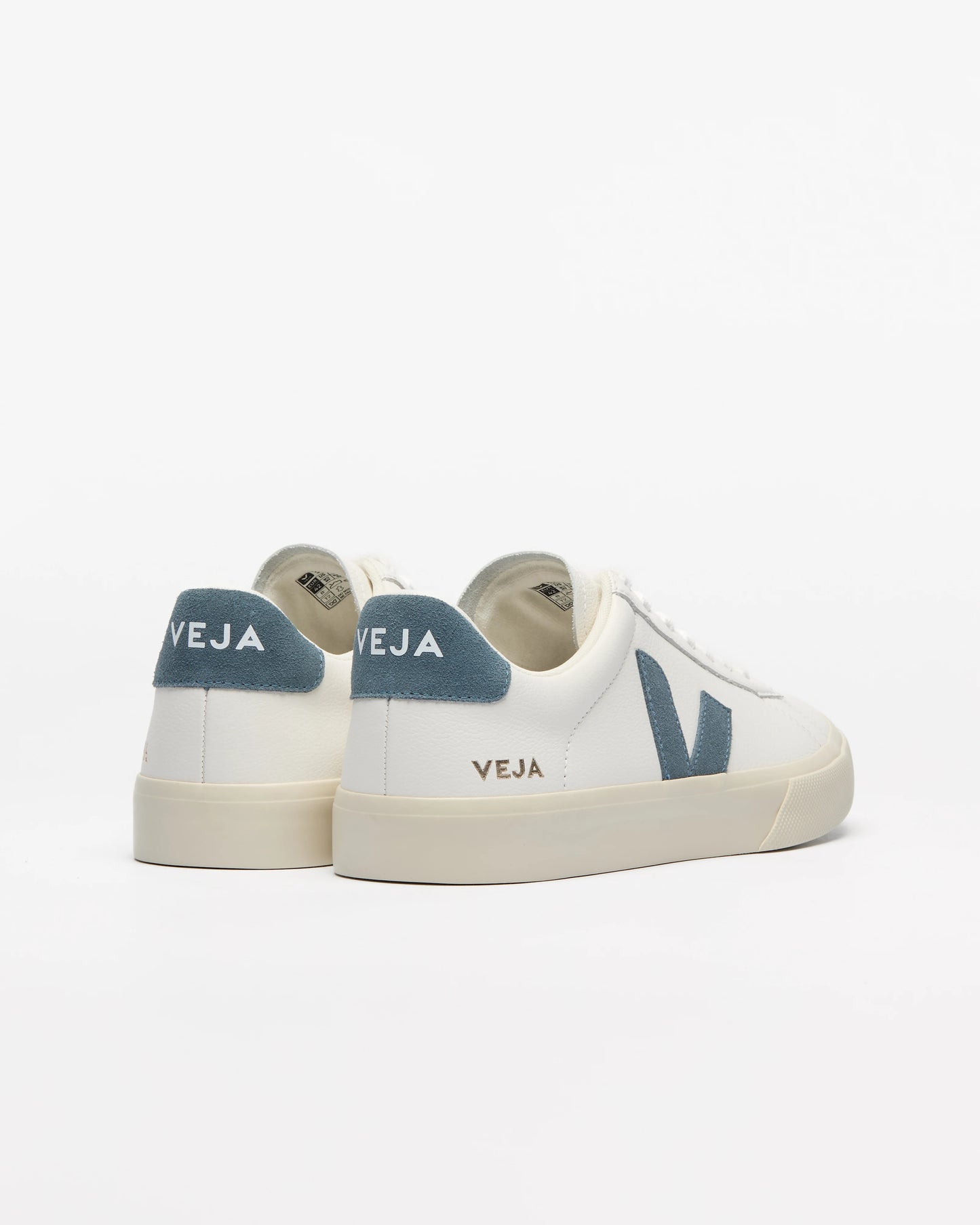 Veja Campo Leather Womens Trainers - White/California