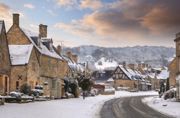 Broadway, The Cotswolds in the winter