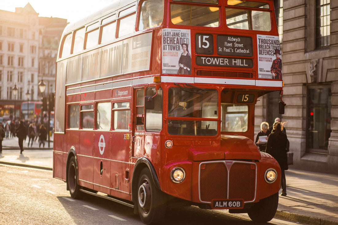 red london bus