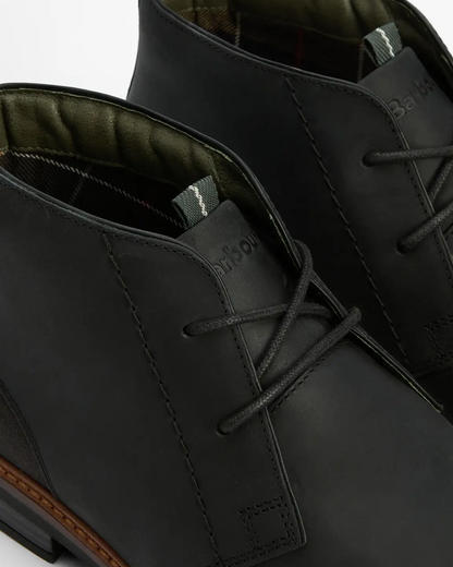 Barbour Readhead Mens Chukka Boot - Black | [shop_name] | Designer Mens Boots