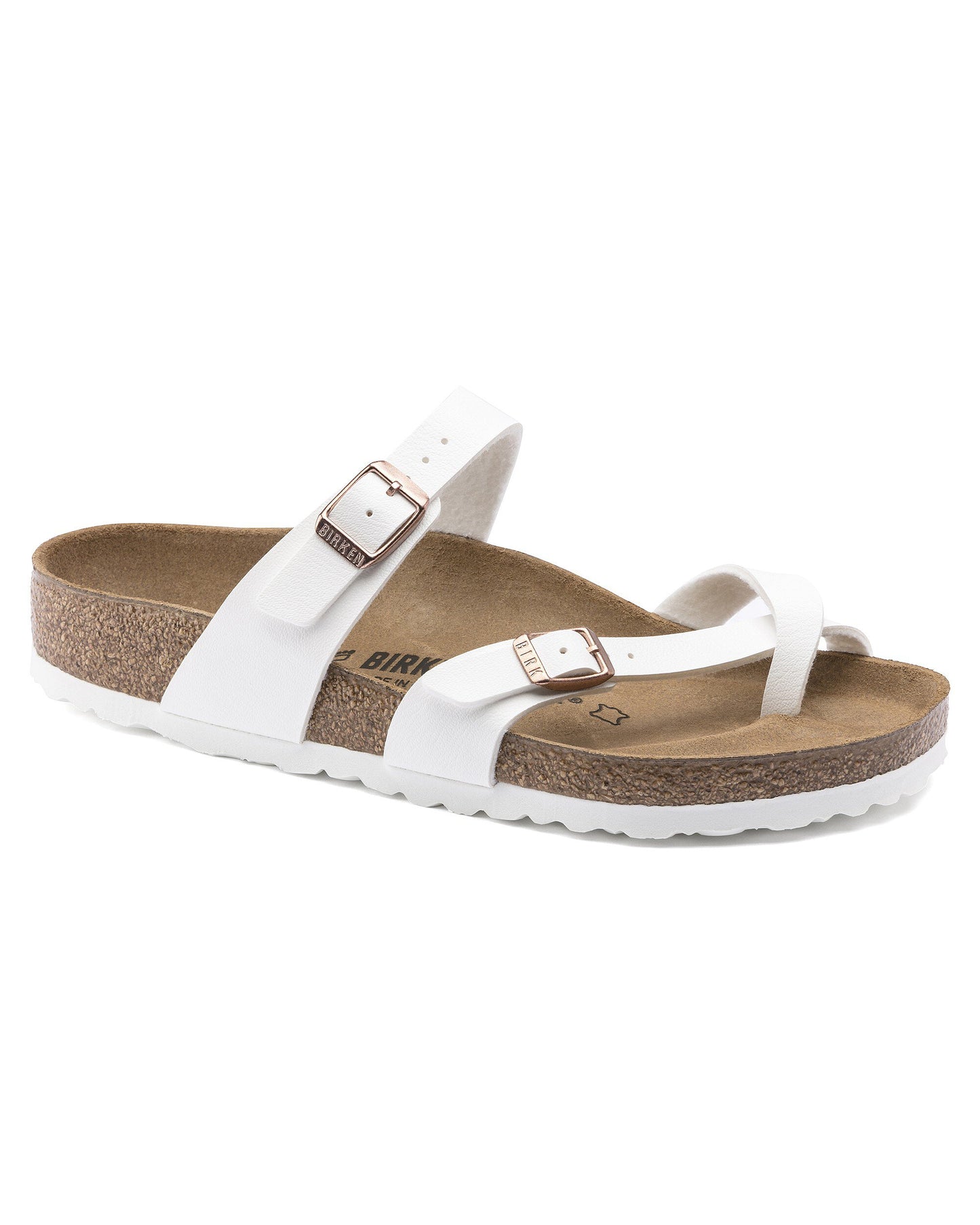 Birkenstock Mayari Birko Flor Womens Sandals - White