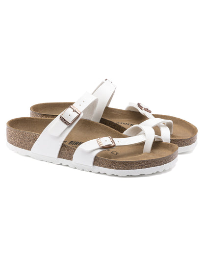 Birkenstock Mayari Birko Flor Womens Sandals - White